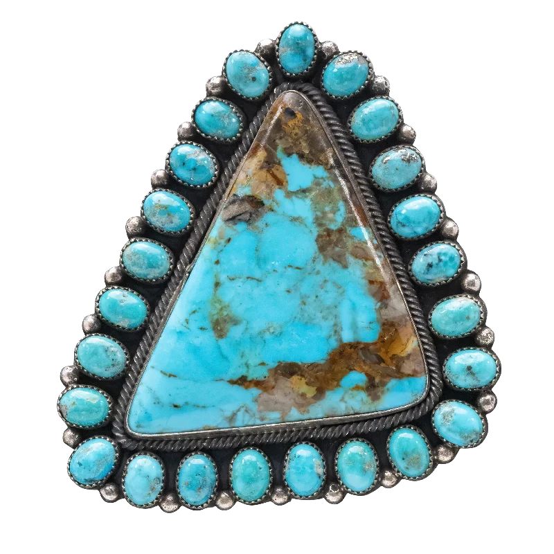 Kingman Turquoise Cluster Ring | Hemerson Brown