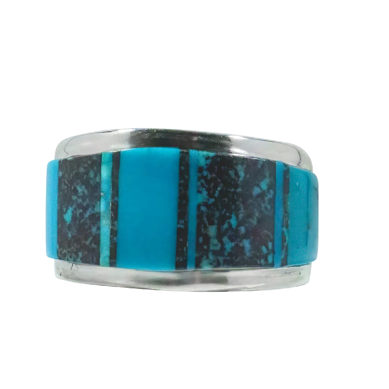 Sleeping Beauty Turquoise Inlay Ring | Tommy Jackson