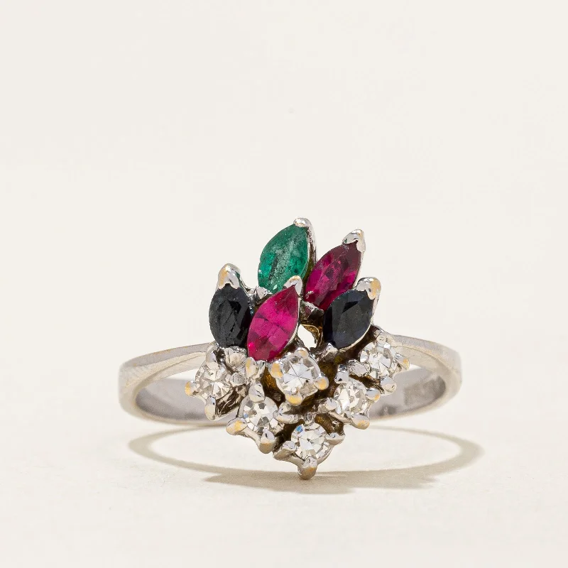 Multi-Gem Ring | 0.85ctw, 0.24ctw | SZ 8.25 |