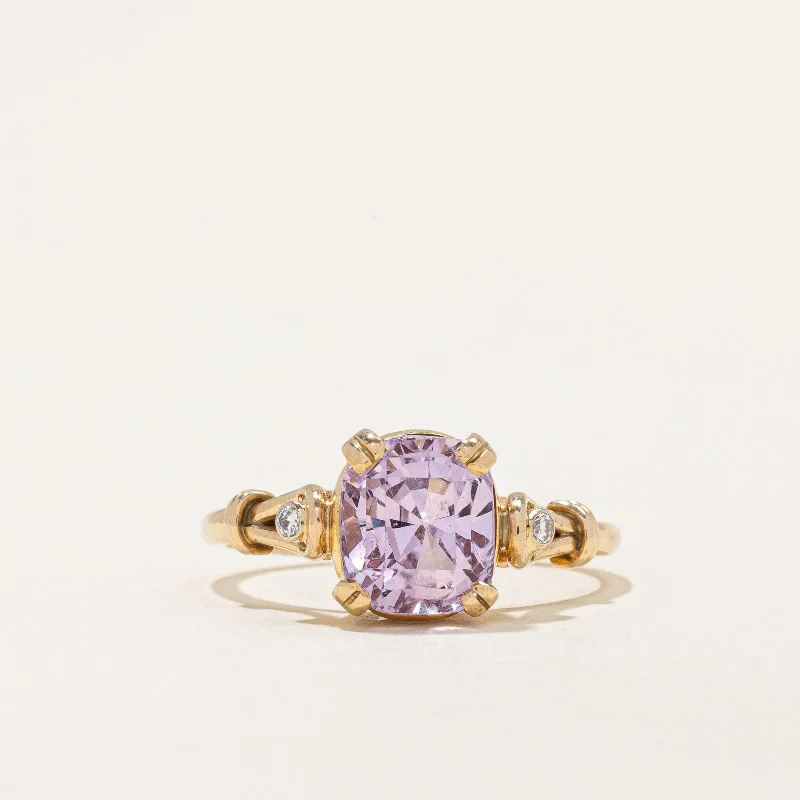 'O. B. Allen' Pink Sapphire & Diamond Ring | 5.00ct | SZ 10 |