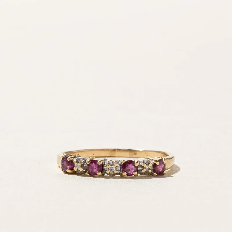 Ruby & Diamond Ring | 0.28ctw | 0.02ctw | SZ 7.75 |