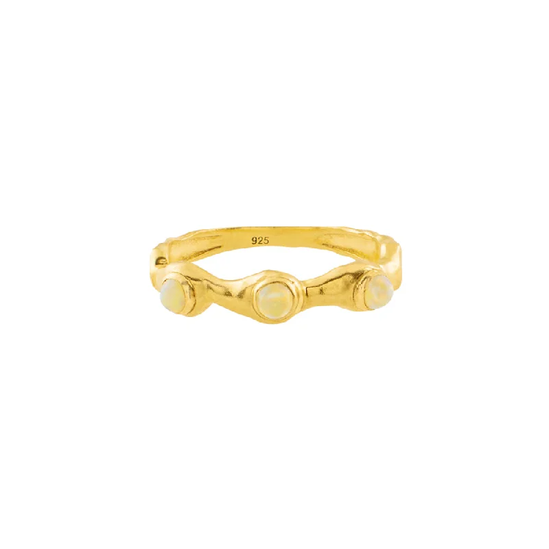 Third Time's a Charm Ring in Gold