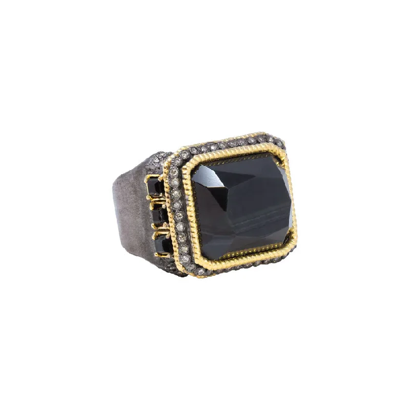 Eco-Friendly Sustainable Jewelry For Conscious Buyers Tiger Eye and Champagne Diamond Ring