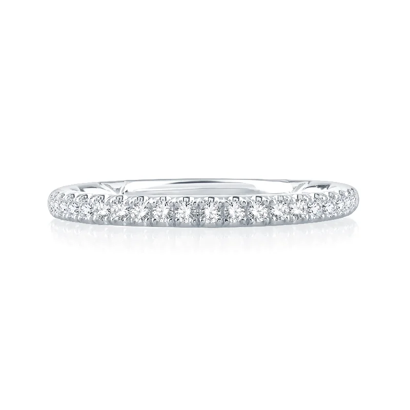 Shine Without Limits – Jewelry Sale Happening Now A.Jaffe Pavé Set Diamond Quilted Wedding Band MR2142Q/24 Shine Without Limits – Jewelry Sale Happening Now A.Jaffe Pavé Set Diamond Quilted Wedding Band MR2142Q/24