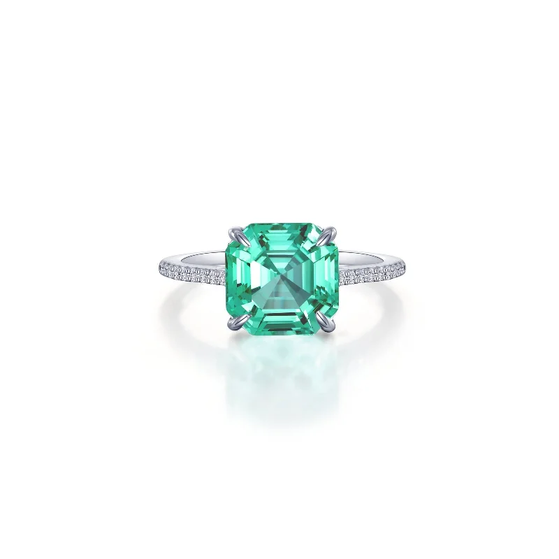 Get The Best Deals On Timeless Jewelry Pieces Lafonn Simulated Diamond & Fancy Lab Grown Sapphire Solitaire Ring SYR004GP Get The Best Deals On Timeless Jewelry Pieces Lafonn Simulated Diamond & Fancy Lab Grown Sapphire Solitaire Ring SYR004GP