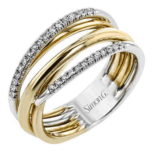 Shop Elegant Jewelry At Unbeatable Prices Fashion Ring in 18k Gold with Diamonds