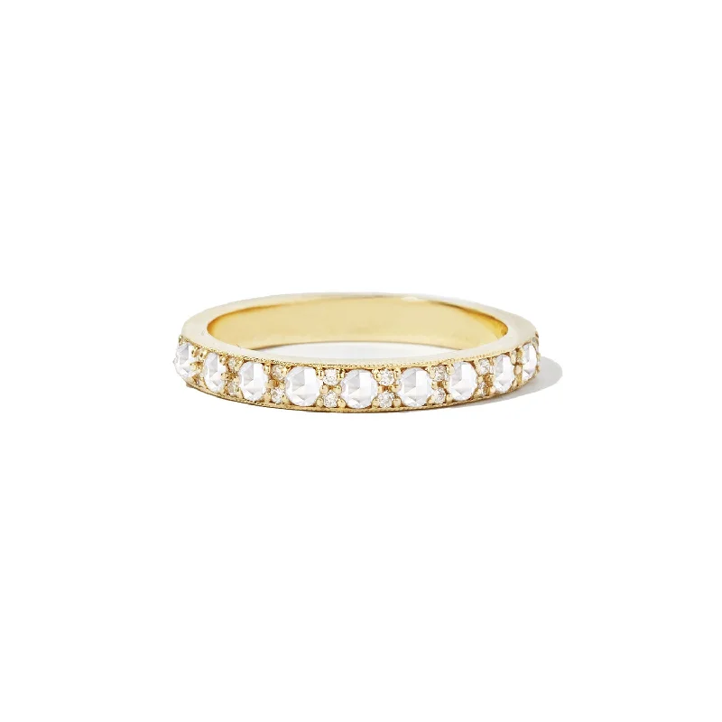 Flash Sale On Exquisite Jewelry – Don't Miss Out Rose Cut & Round Milgrain Diamond Mosaic Ring Flash Sale On Exquisite Jewelry – Don't Miss Out Rose Cut & Round Milgrain Diamond Mosaic Ring