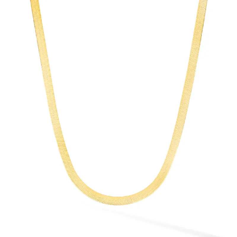 6mm Herringbone Chain Necklace