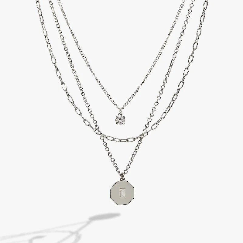Last Chance To Shop High-End Jewelry At Markdown Prices Crystal and Chain Layered Necklace Last Chance To Shop High-End Jewelry At Markdown Prices Crystal and Chain Layered Necklace