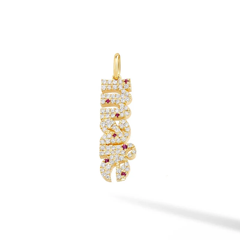 Seasonal Jewelry Sale – Upgrade Your Style Today Diamond & Birthstone Pave Name Charm