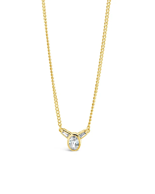 Estelle CZ Pendant Necklace