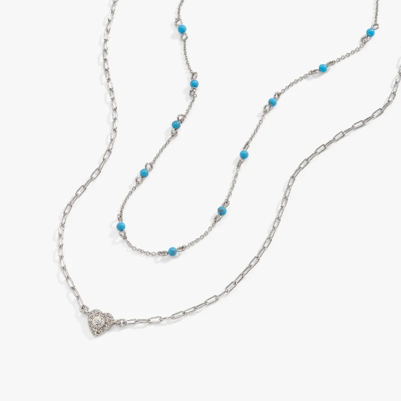 Trending Jewelry Now Available At Exclusive Prices Delicate Heart Necklace, Reconstituted Turquoise Trending Jewelry Now Available At Exclusive Prices Delicate Heart Necklace, Reconstituted Turquoise