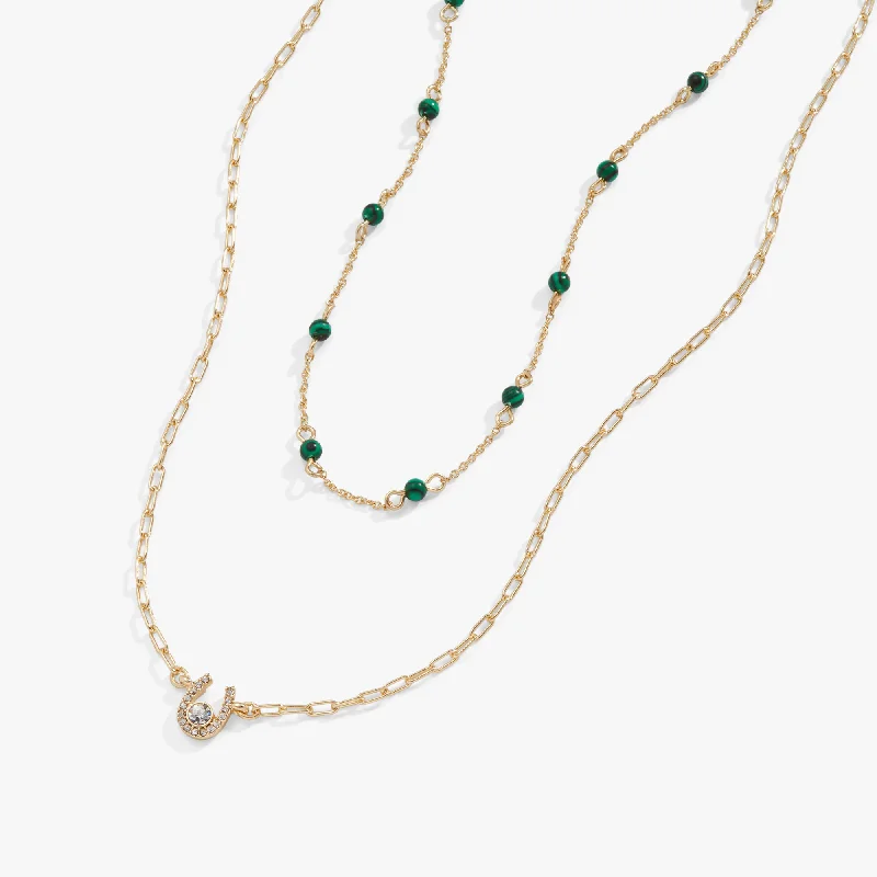 Luxury Jewelry Sale – Elegant Styles At Unbeatable Prices Gemstone Delicate Horseshoe Necklace, Reconstituted Malachite Luxury Jewelry Sale – Elegant Styles At Unbeatable Prices Gemstone Delicate Horseshoe Necklace, Reconstituted Malachite