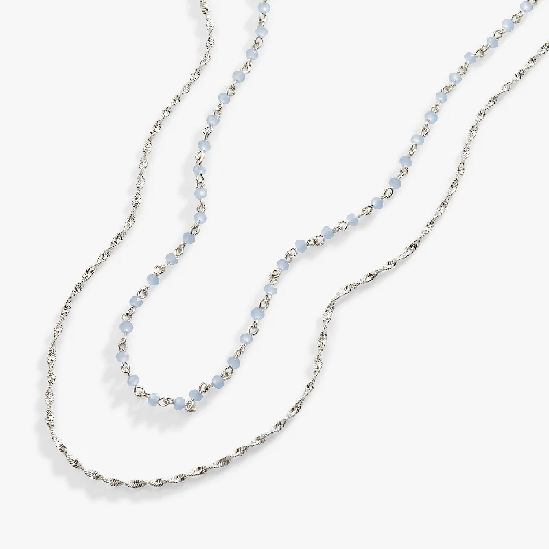 Limited-Stock Jewelry Clearance – Grab Your Favorites Now Layered Beaded and Chain Necklace, Adjustable Limited-Stock Jewelry Clearance – Grab Your Favorites Now Layered Beaded and Chain Necklace, Adjustable