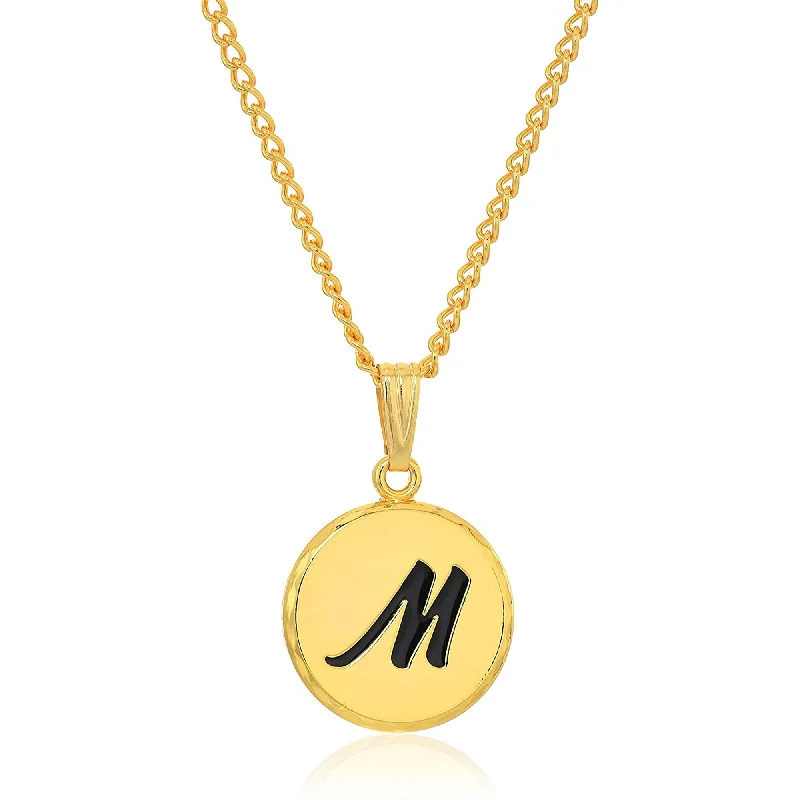 Letter M Necklace, Halos & Glories