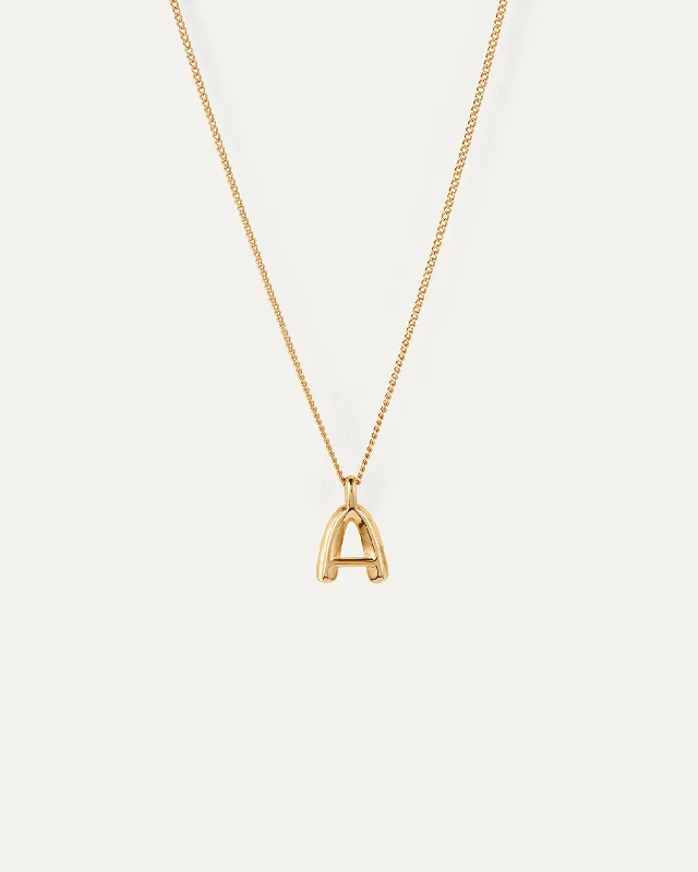 Monogram Necklace - A