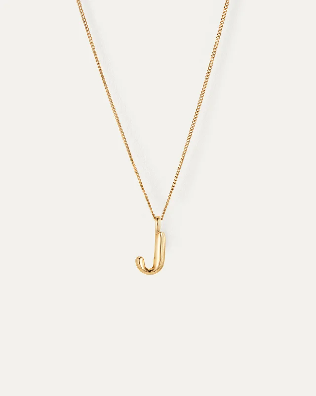 Monogram Necklace - J