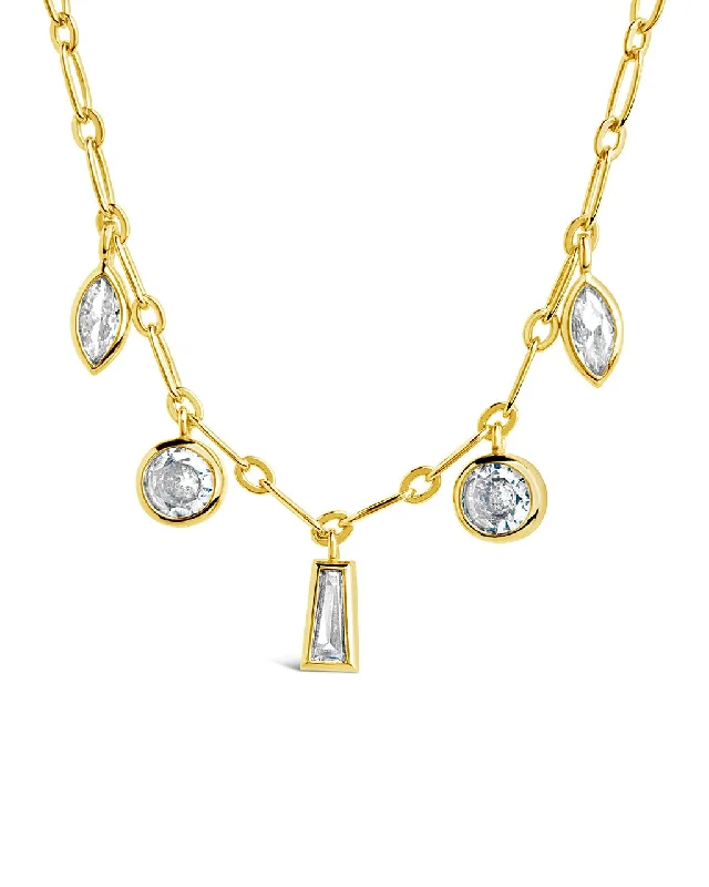 Suvi CZ Charm Necklace