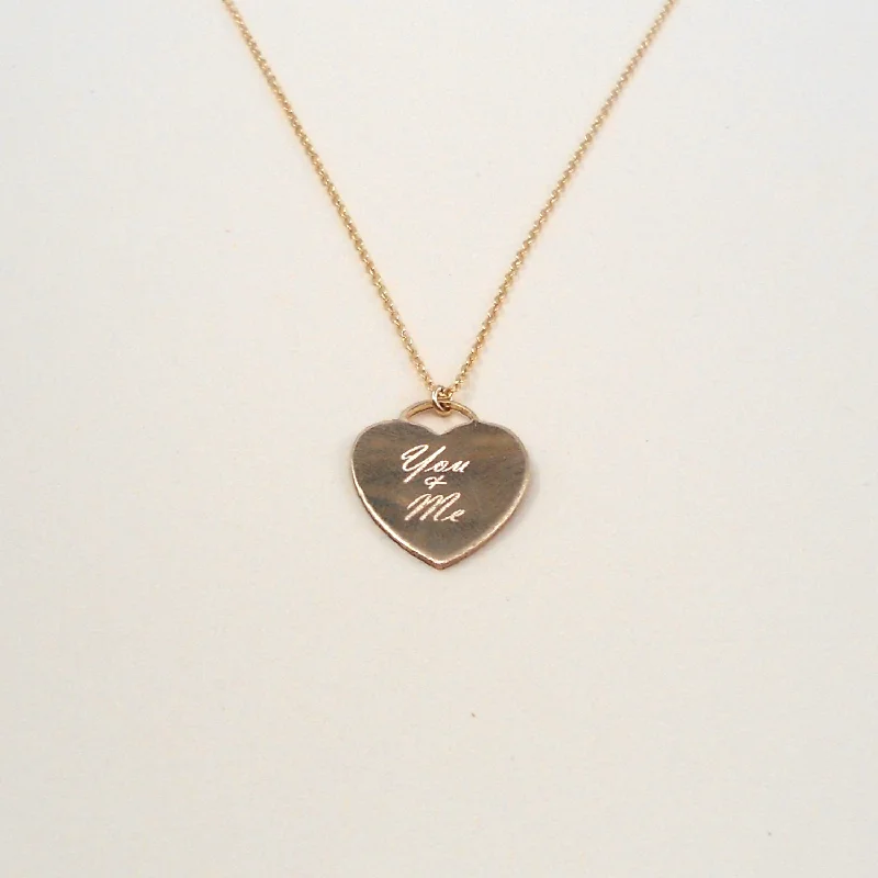 Heart Engraved Necklace