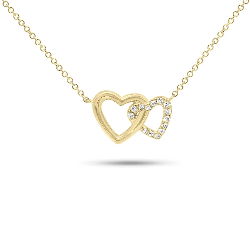 Jewelry Clearance Sale – Final Reductions Diamond & Gold Interlocking Open Hearts Pendant Necklace Jewelry Clearance Sale – Final Reductions Diamond & Gold Interlocking Open Hearts Pendant Necklace