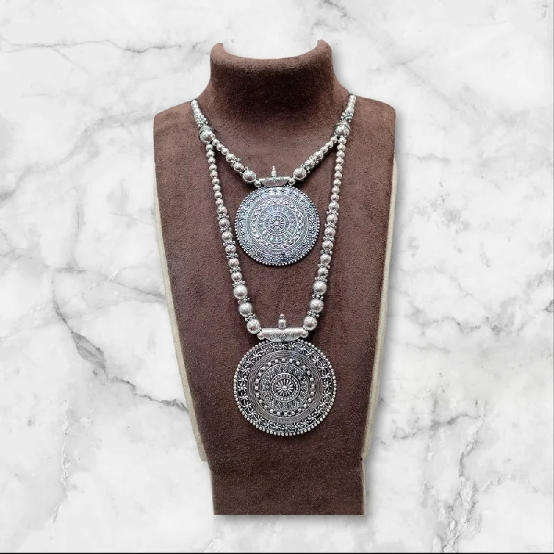 Holiday Jewelry Sale – Perfect Gifts At Great Prices Akruti Collection Oxidised Plated Double Layer Necklace Set Holiday Jewelry Sale – Perfect Gifts At Great Prices Akruti Collection Oxidised Plated Double Layer Necklace Set