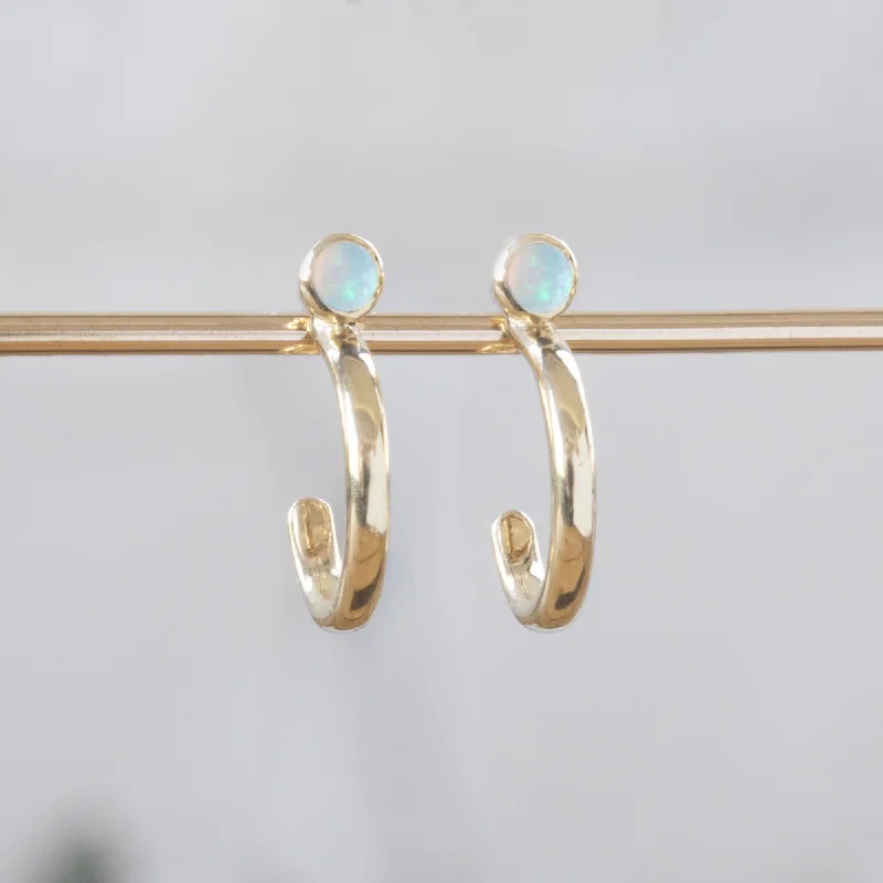 Best-Selling Jewelry Now Available At Special Deals Custom Opal Birthstone Hoop Earrings | 14K Yellow Gold Best-Selling Jewelry Now Available At Special Deals Custom Opal Birthstone Hoop Earrings | 14K Yellow Gold