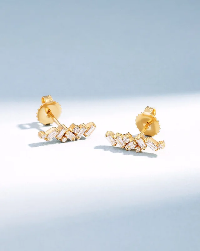 Frenzy Diamond Studs