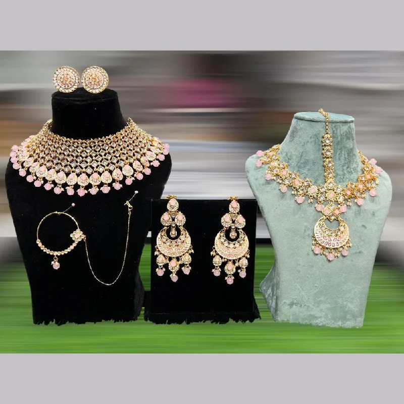 Exclusive Jewelry Sale – Sparkle For Less Hira Collections Gold Plated Kundan Stone Semi Bridal Necklace Set Exclusive Jewelry Sale – Sparkle For Less Hira Collections Gold Plated Kundan Stone Semi Bridal Necklace Set