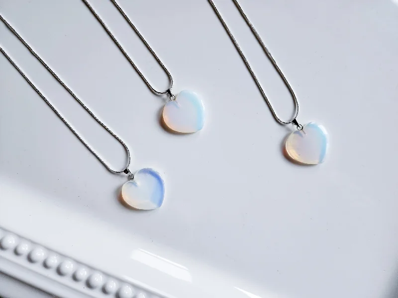 Holiday Jewelry Sale – Perfect Gifts At The Best Prices Opalite Heart Necklace