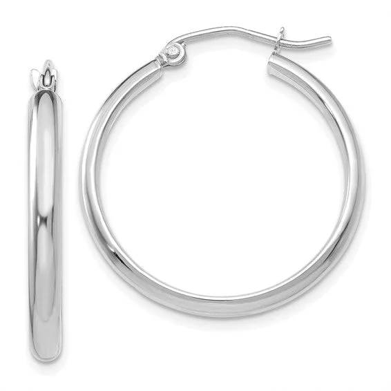 Best Jewelry Deals – Shop Premium Pieces At Great Prices 14K W Gold 2.6mm Hoop Earrings Best Jewelry Deals – Shop Premium Pieces At Great Prices 14K W Gold 2.6mm Hoop Earrings
