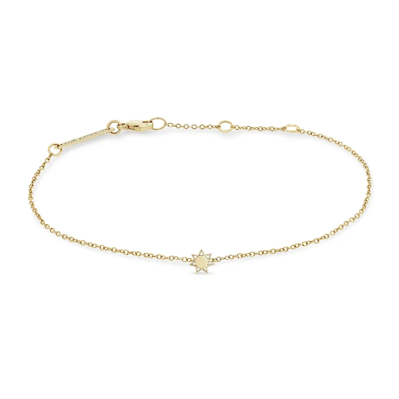 14k Itty Bitty Sun Bracelet