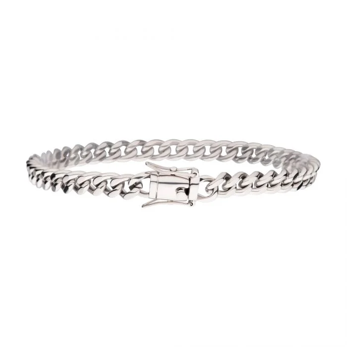 Waterproof Stainless Steel Jewelry For Lasting Beauty 6mm Stainless Steel Miami Cuban Chain 8" Bracelet BR15011-0680 Waterproof Stainless Steel Jewelry For Lasting Beauty 6mm Stainless Steel Miami Cuban Chain 8" Bracelet BR15011-0680