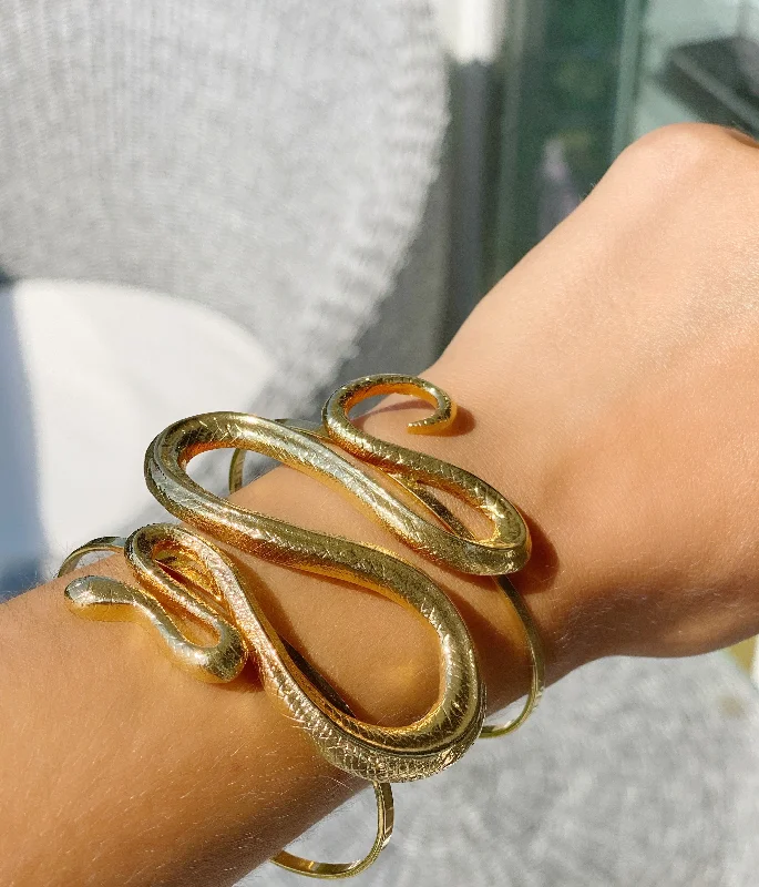 JAYMEE SNAKE CUFF BRACELET