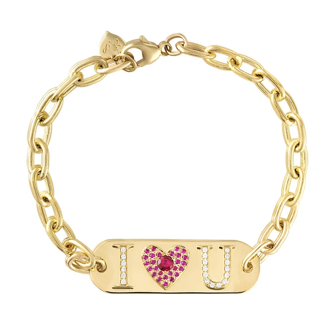 I Love You ID Bracelet