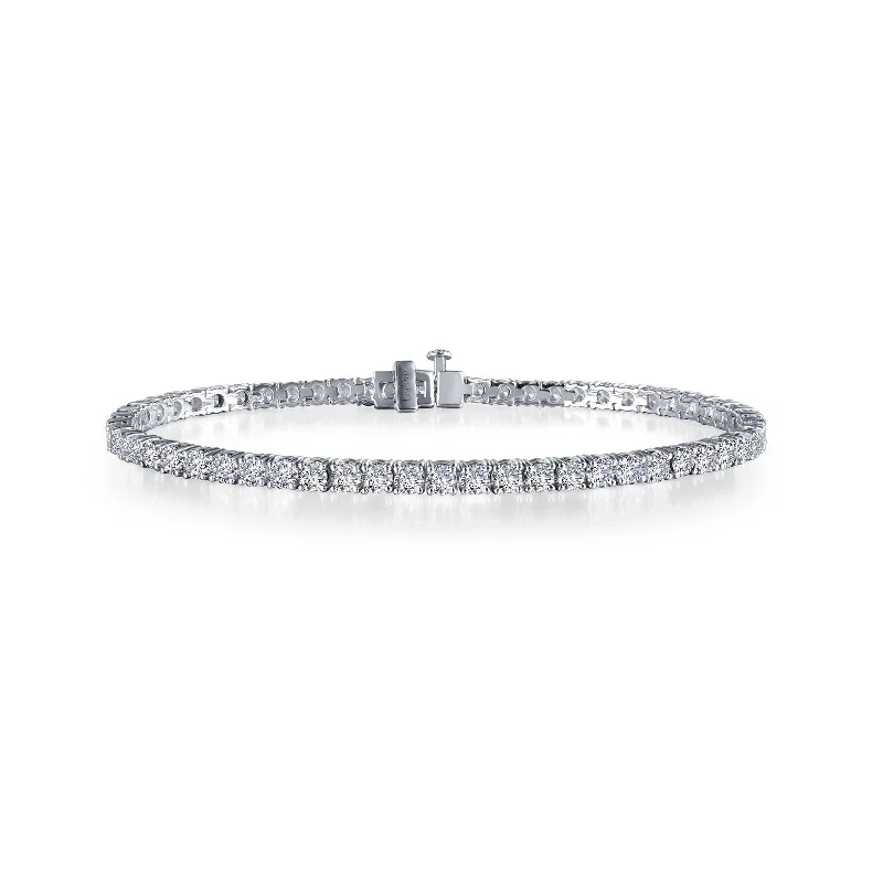 Lafonn Simulated Diamond 2.50ct. Classic Tennis Bracelet B3001CLP72