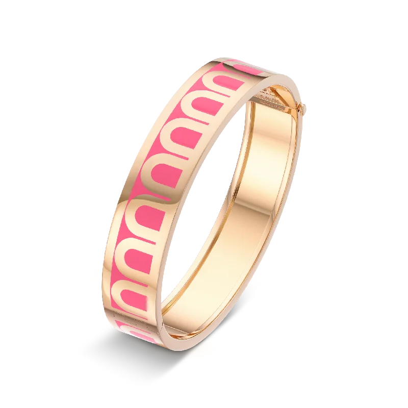 L'Arc de DAVIDOR Bangle GM, 18k Rose Gold with Lacquered Ceramic