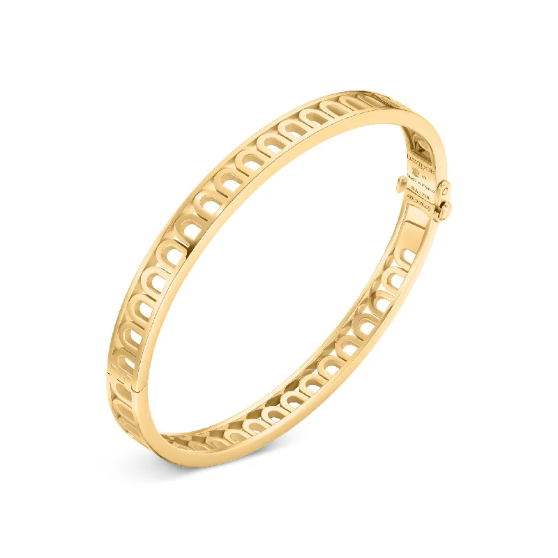 L'Arc Treille Bangle PM, 18k Yellow Gold