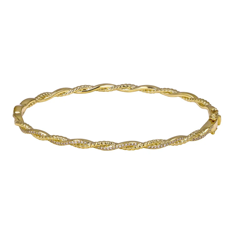 LILLIE TWIST CUFF BANGLE BRACELET