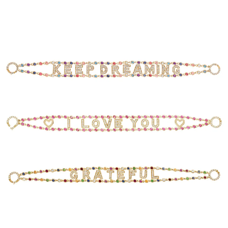 Precious Stone Mantra Bracelet