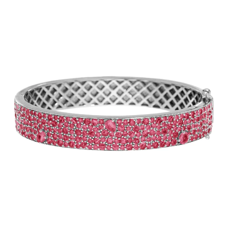 Stardust Bangle Silver Ruby