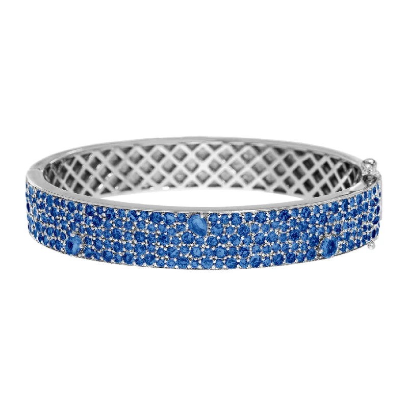 Stardust Bangle Silver Sapphire