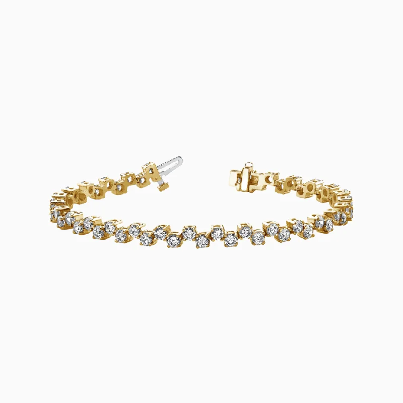 Zig-Zag Tennis Bracelet