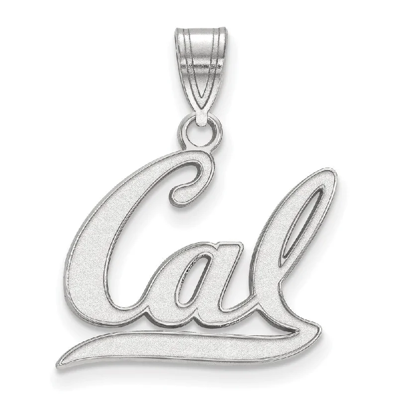 10k White Gold California Berkeley Medium 'Cal' Pendant