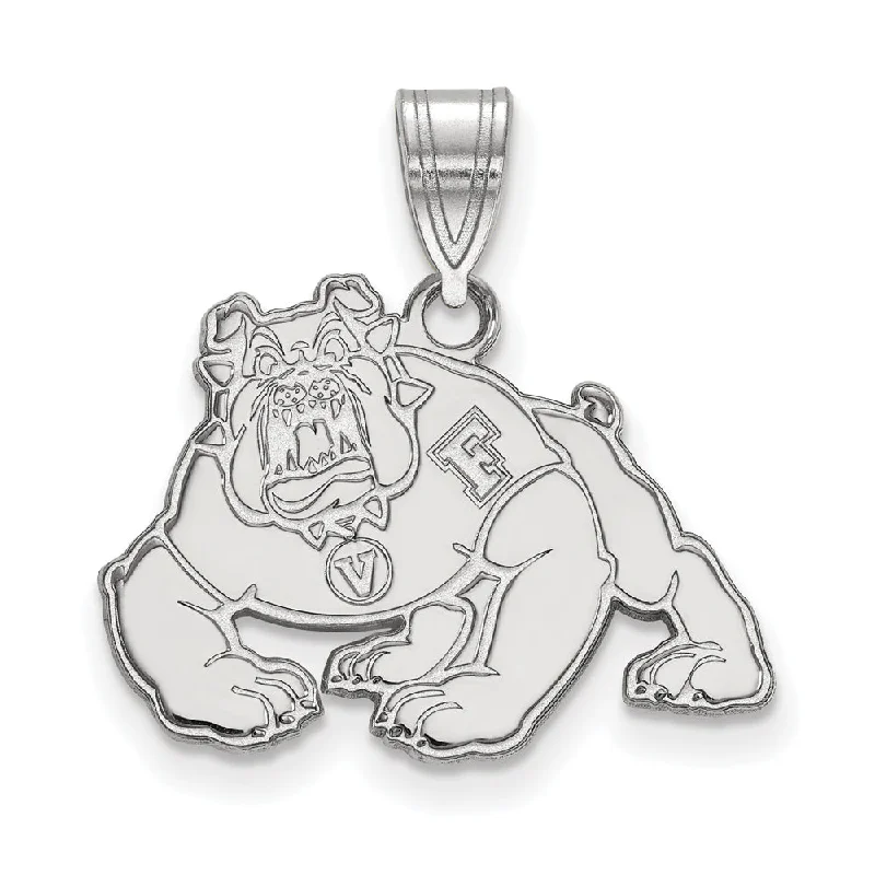 Gorgeous Jewelry, Limited-Time Savings 10k White Gold California State Fresno Medium Pendant