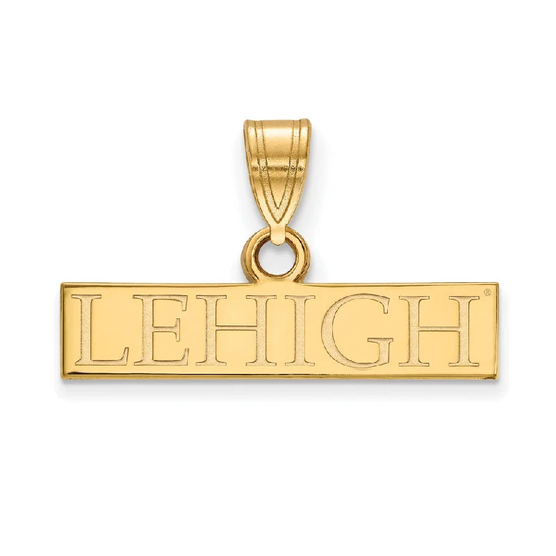 10k Yellow Gold Lehigh U Small Pendant