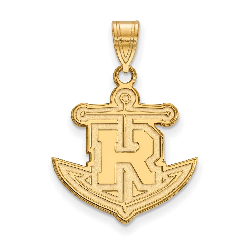 10k Yellow Gold Rollins College Large Pendant