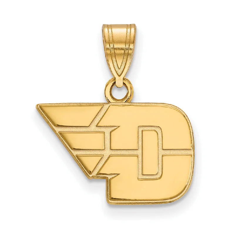 10k Yellow Gold U of Dayton Small Pendant