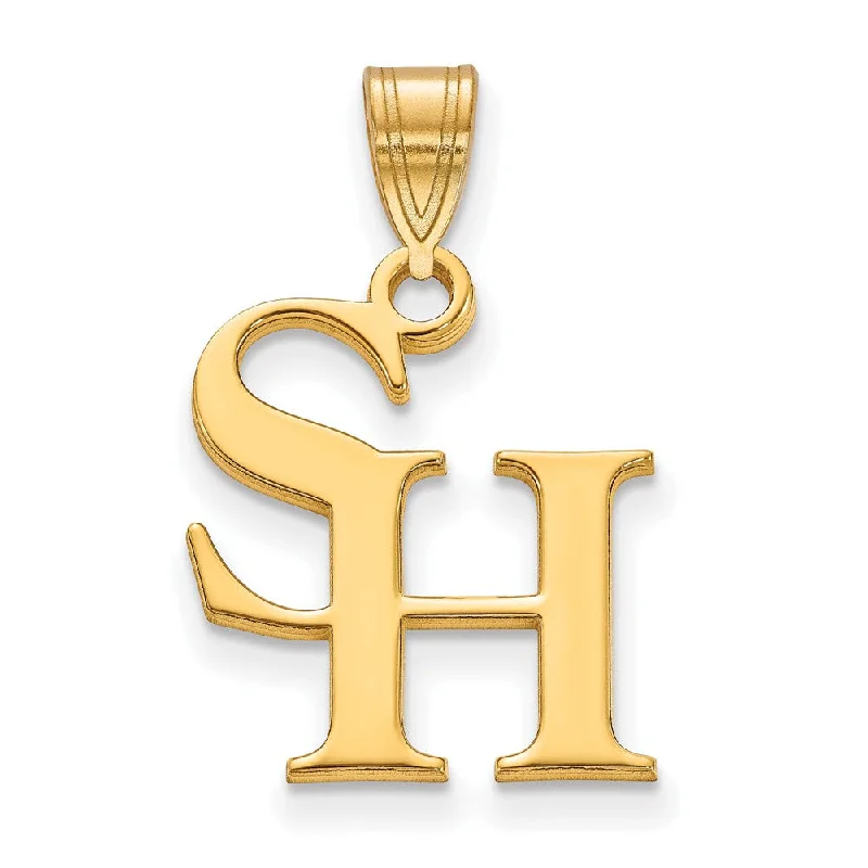 14k Yellow Gold Sam Houston State Medium Pendant