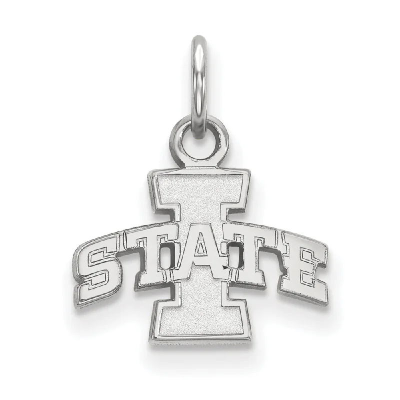 Sterling Silver Iowa State XS (Tiny) Charm or Pendant