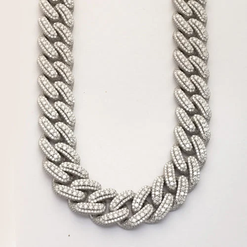 Premium Jewelry, Premium Discounts – Act Fast 10KW 94.0CTW DIAMOND 3D MIAMI CUBAN NECKLACE